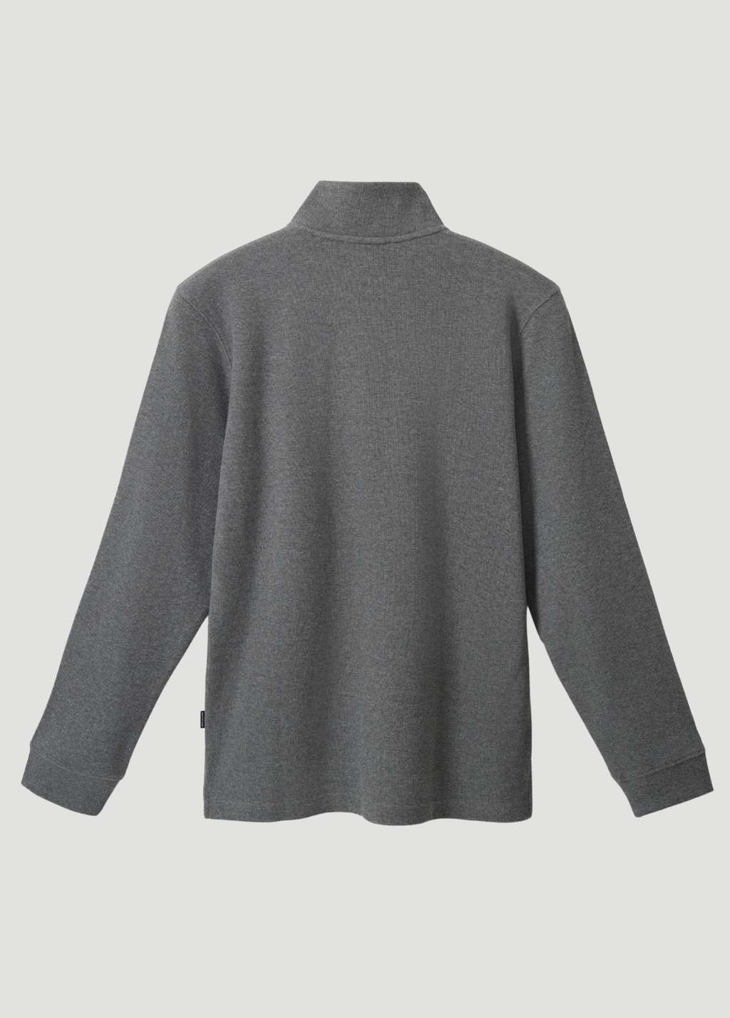 Henry Selanik Örgü Yarım Fermuarlı Kazak - Gri