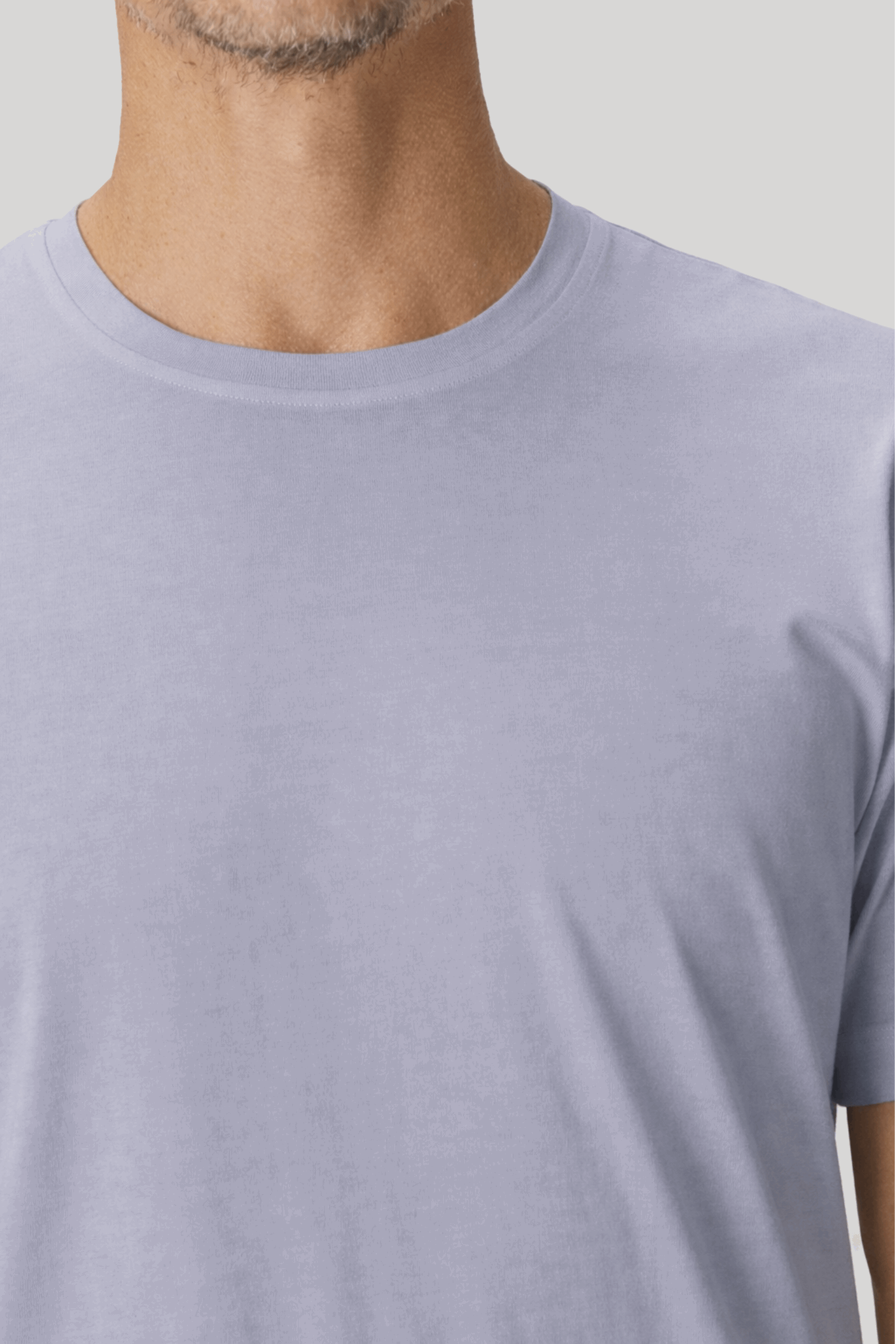 ROBERT Oversized Mısır Pamuklu Gri Tişört