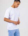 ROBERT Oversized Mısır Pamuklu Beyaz Tişört