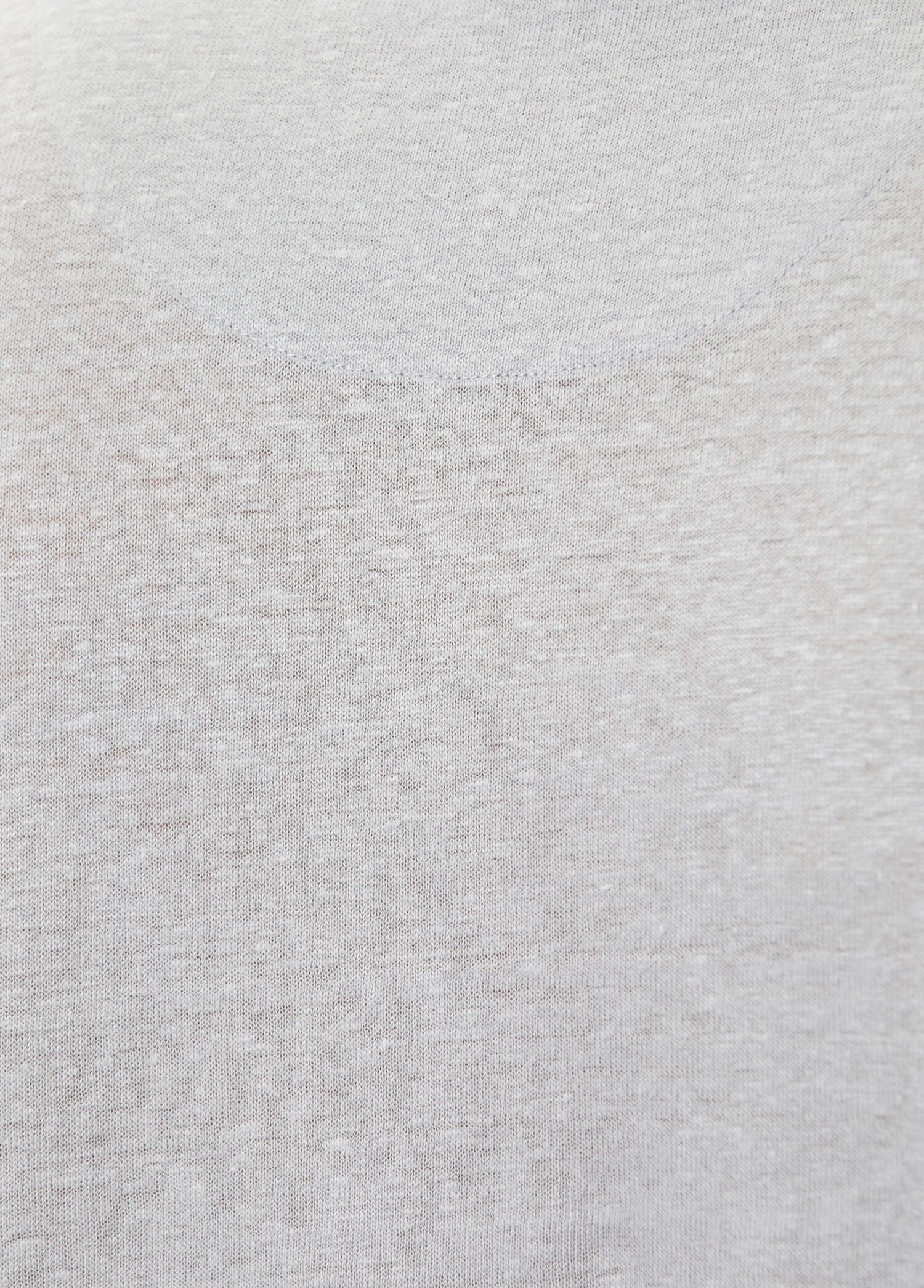 100% Keten Linensoft™ Kumaş Regular Kalıp Polo Yaka Tişört
