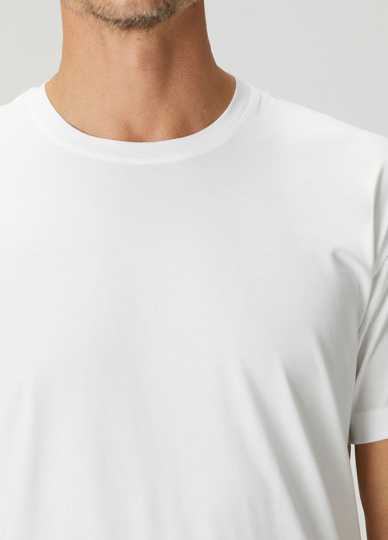 Mısır Pamuklu Gentlesoft™  Kumaş Oversize Kalıp Bisiklet Yaka Tişört