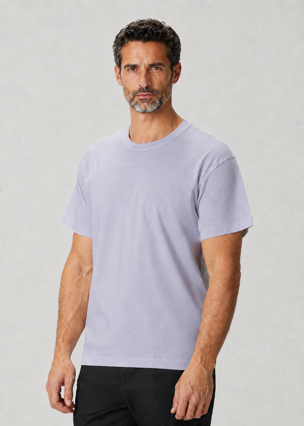 ROBERT Oversized Mısır Pamuklu Gri Tişört