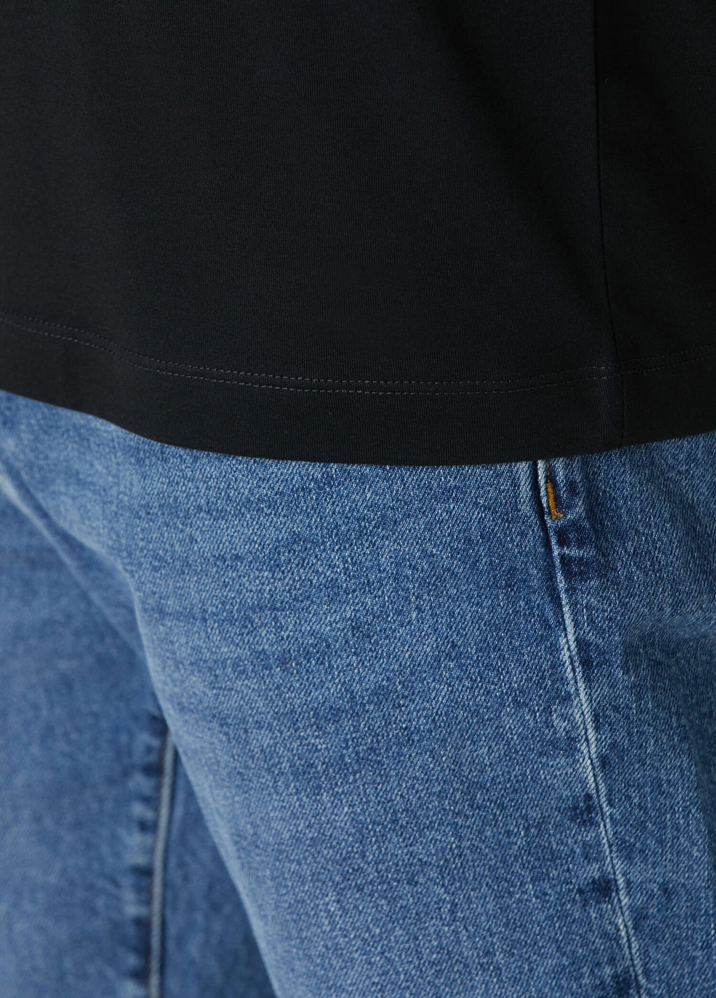 Mısır Pamuklu Gentlesoft™ Kumaş Oversize Kalıp Bisiklet Yaka Tişört