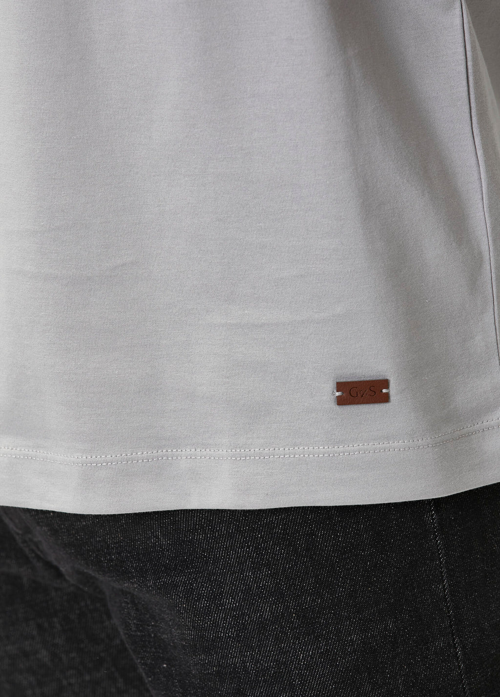 Mısır Pamuklu Gentlesoft™ Kumaş Oversize Kalıp Bisiklet Yaka Tişört